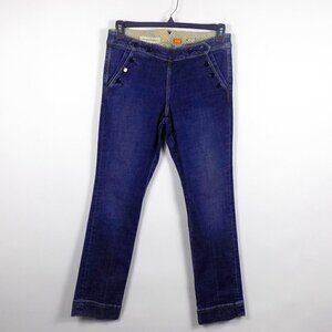Pilcro and The Letterpress Sailor Slim Jeans Size 30 Blue